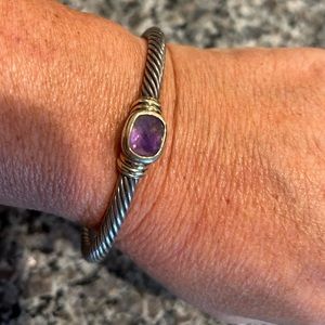 Authentic David Yurman Bracelet Noblesse Amethyst Bracelet